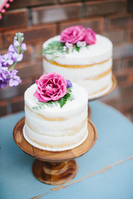 Floral first birthday cakes