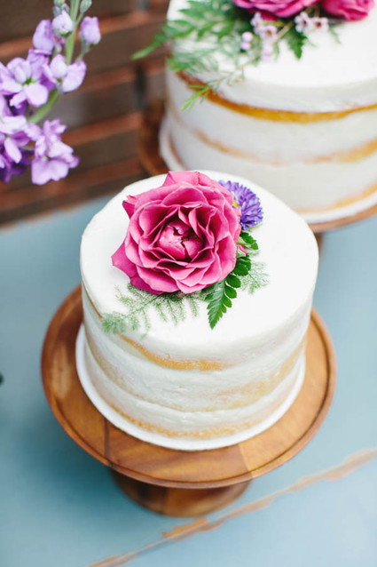 Floral first birthday cakes