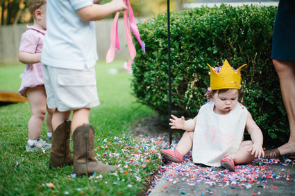 first birthday confetti piñata