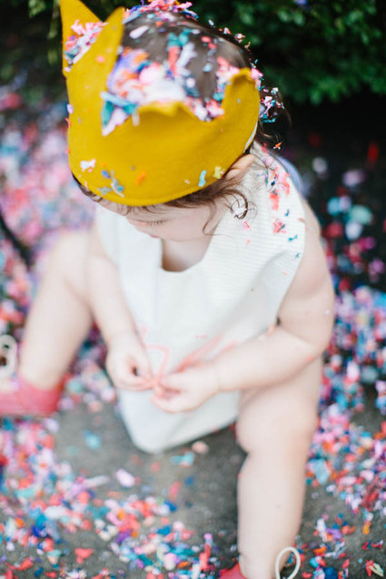 first birthday confetti piñata