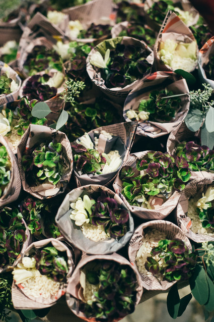 Romantic autumn Italian wedding