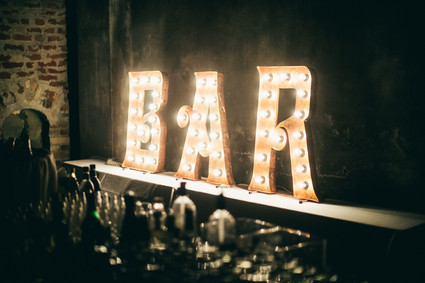 Marquee bar signage