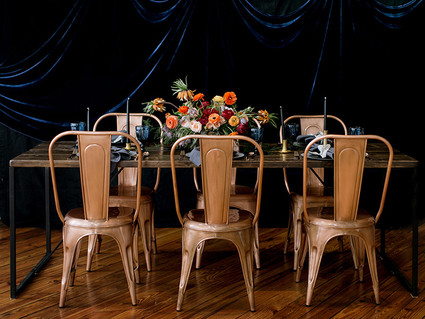 Copper chairs