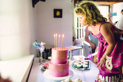 pink floral birthday party