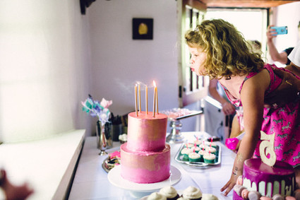 pink floral birthday party