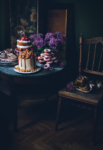 Fall dessert table