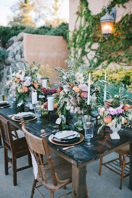 Wedding tablescape