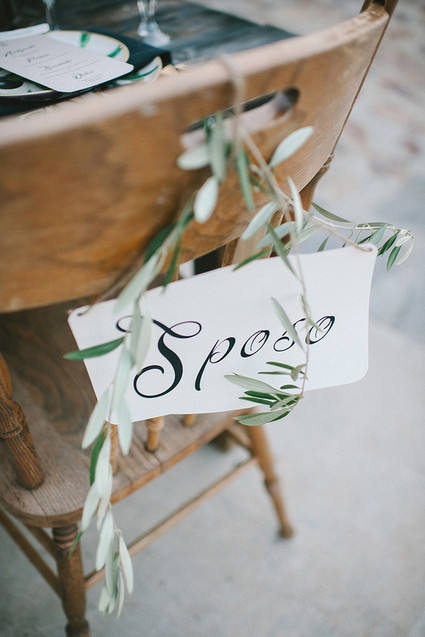 Wedding signage