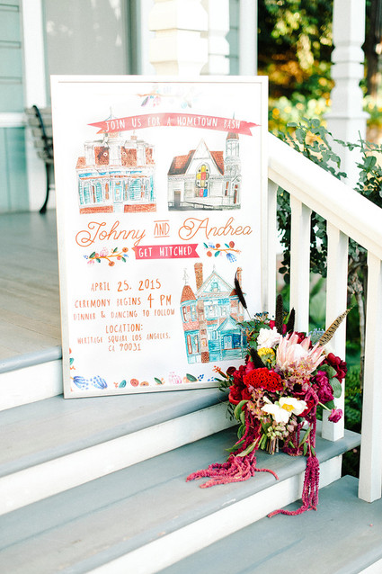 Wedding signage