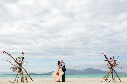 Fiji elopement portrait