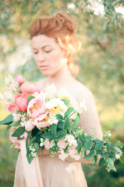 Summer bridal bouquet