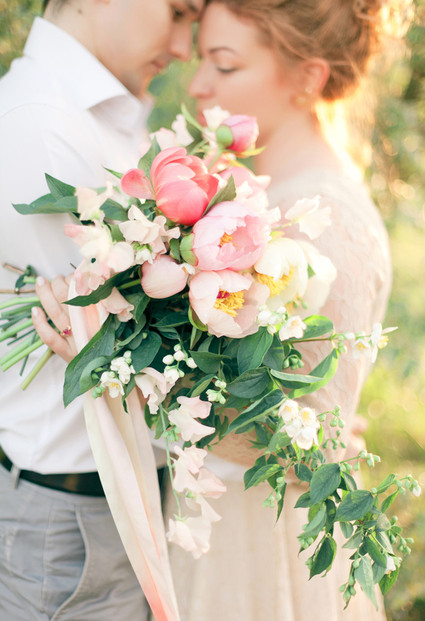 Summer bridal bouquet