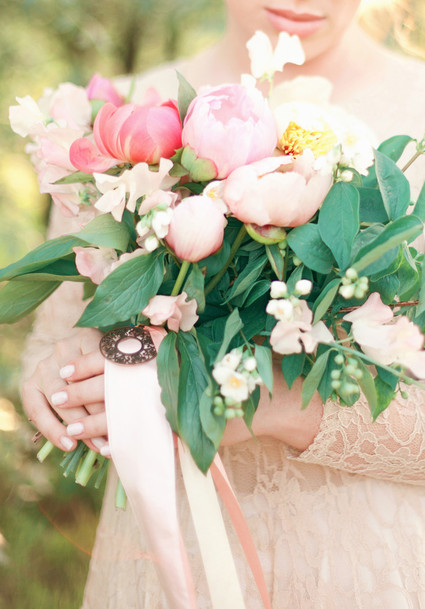 Summer bridal bouquet