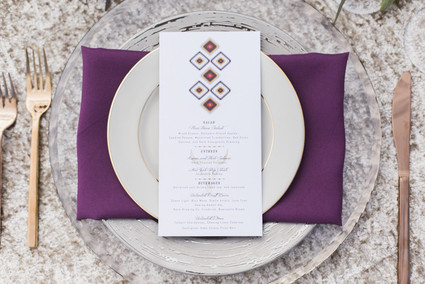 Bohemian place setting Inspiration