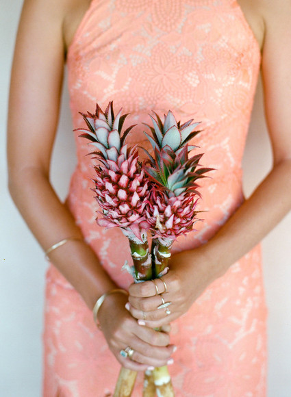 Tropical wedding bouquet