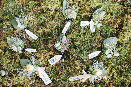 Groom's boutonnières