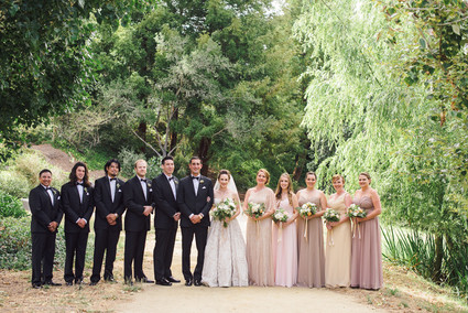 Wedding party portrait