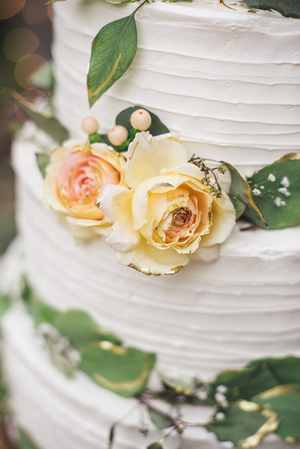 Wedding cake florals