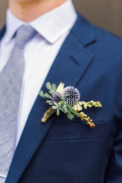 Groom's boutonnière