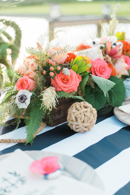 Summer wedding florals