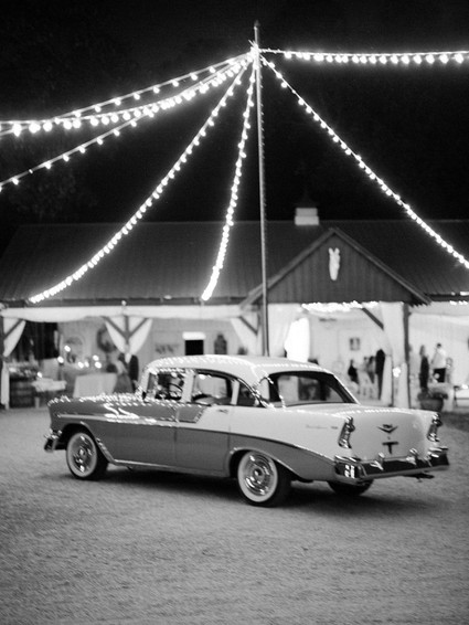 Vintage getaway car