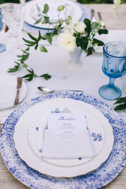 Vintage place setting