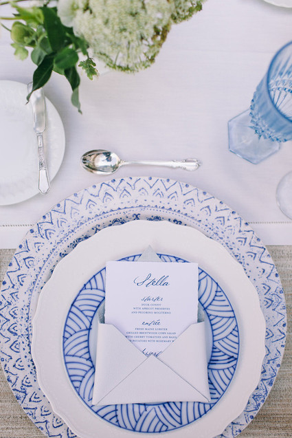 Vintage place setting