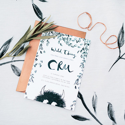 first birthday invites