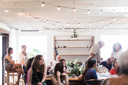 black and white baby shower