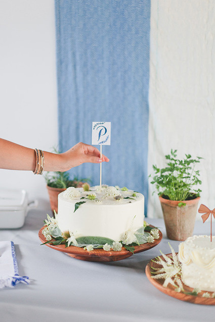 white birthday cake