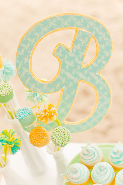 blue and yellow baby shower ideas