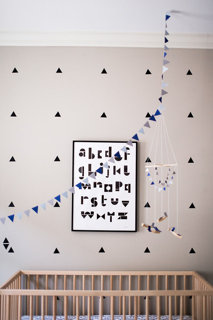 black and white boys nursery