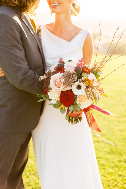 Fall bridal bouquet