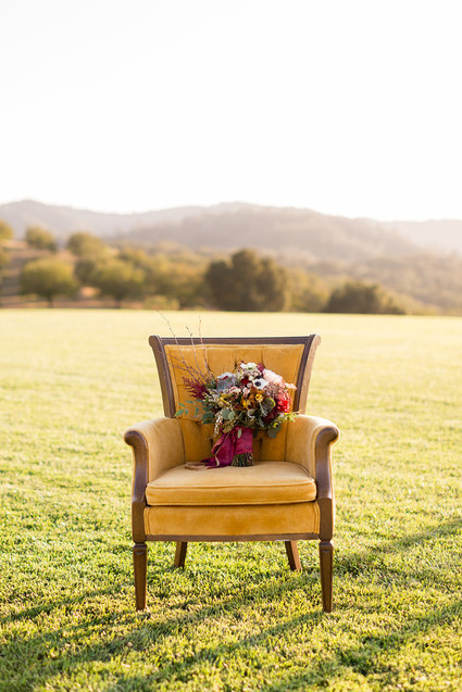 Fall bridal bouquet