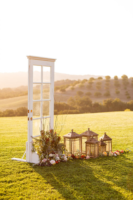 Fall wedding decor