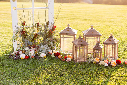 Fall wedding decor