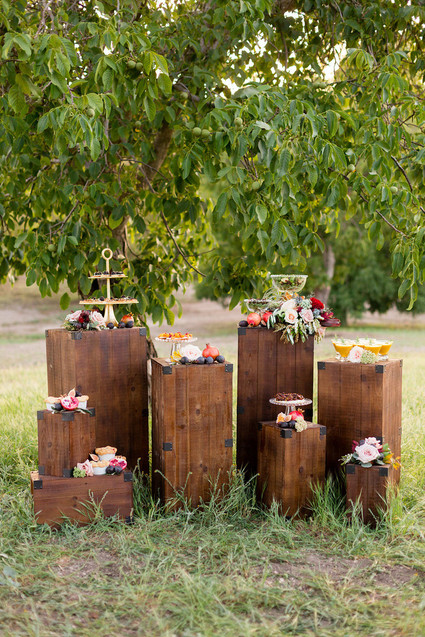 Fall wedding decor