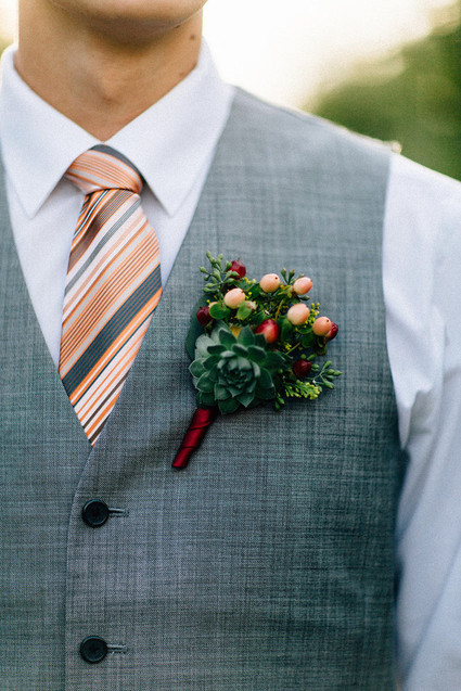 Groom's boutonniÃ¨re Inspiration