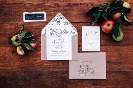 Fall invitation suite