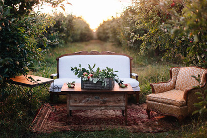 Rustic, vintage fall wedding