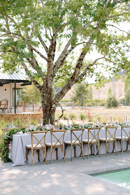 Harvest dinner party tablescape