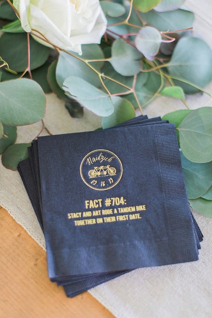 Monogrammed napkins