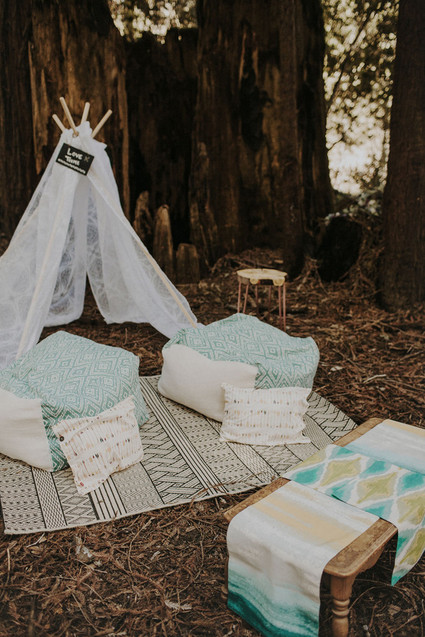Northern California camp wedding