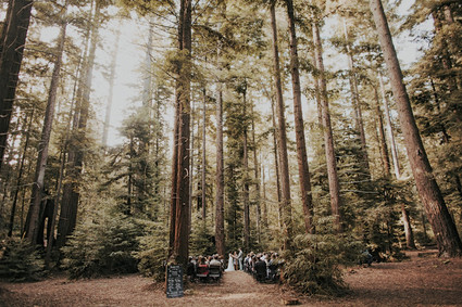 Outdoor wedding ceremony
