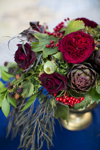 Fall wedding florals