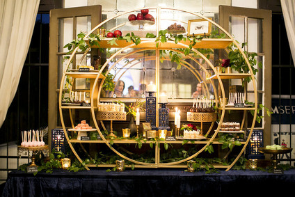 Wedding dessert display