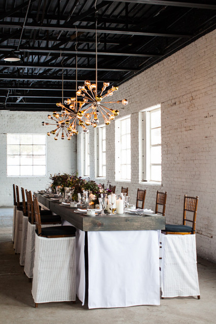 Industrial modern winter wedding inspiration