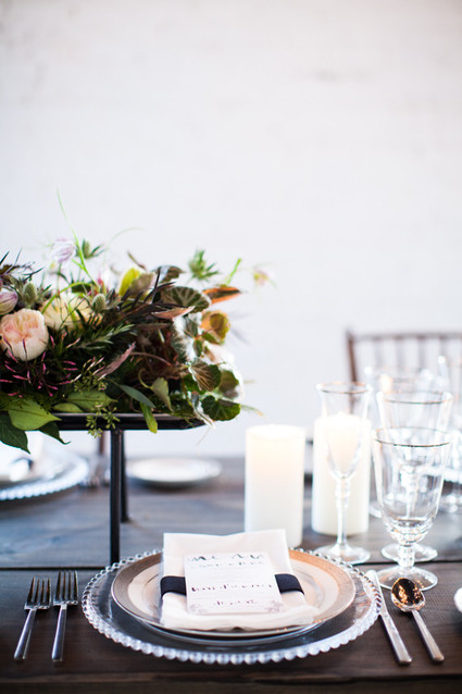 Industrial modern winter wedding inspiration
