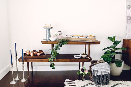 Winter dessert bar