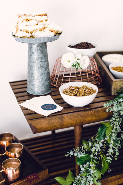Winter dessert bar